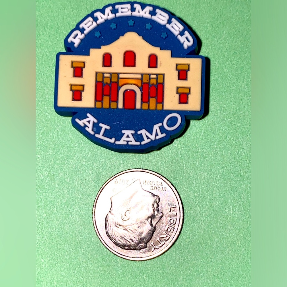 (10 for $15) Remember the ALAMO San Antonio Texas Crocs Shoe Charms